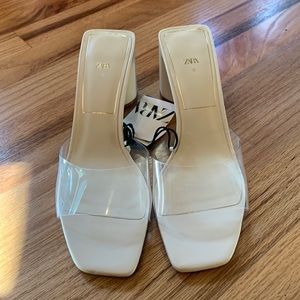 Zara clear mules